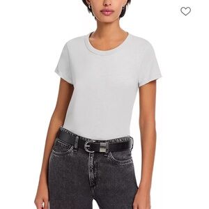 NWT Rag & Bone The Slub Organic Pima Cotton T-Shirt S White